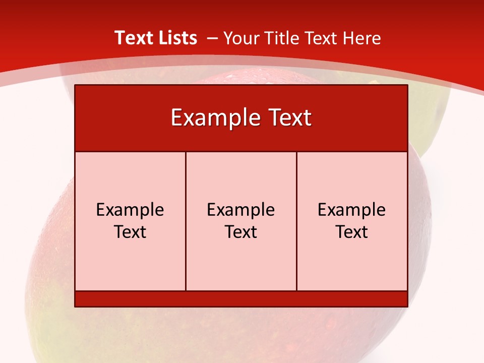 Mango Ripe Red PowerPoint Template