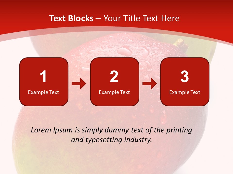 Mango Ripe Red PowerPoint Template