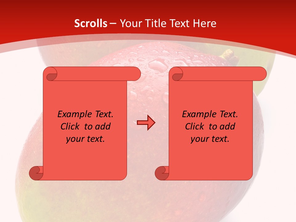Mango Ripe Red PowerPoint Template