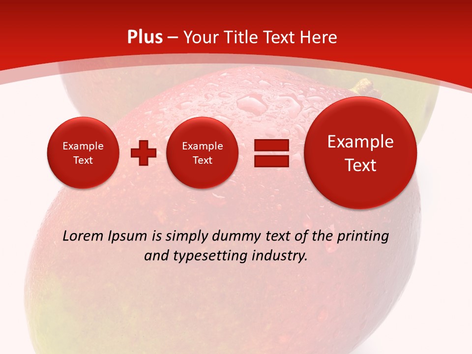 Mango Ripe Red PowerPoint Template