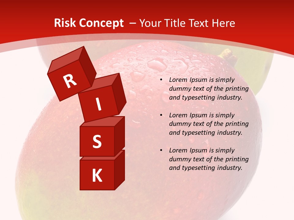 Mango Ripe Red PowerPoint Template