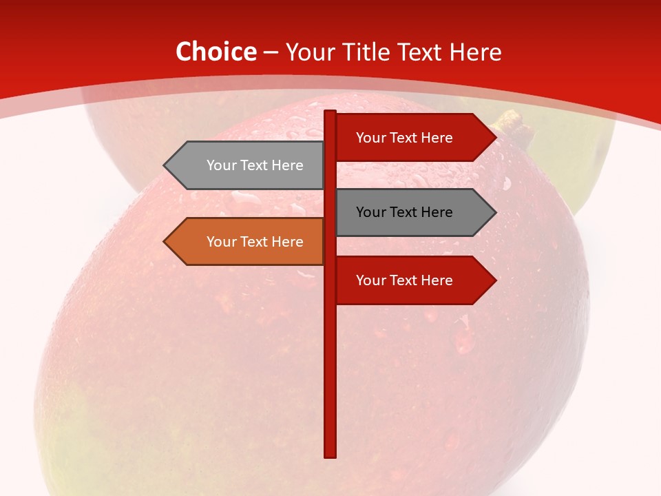 Mango Ripe Red PowerPoint Template