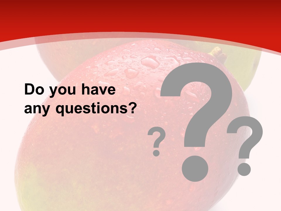 Mango Ripe Red PowerPoint Template