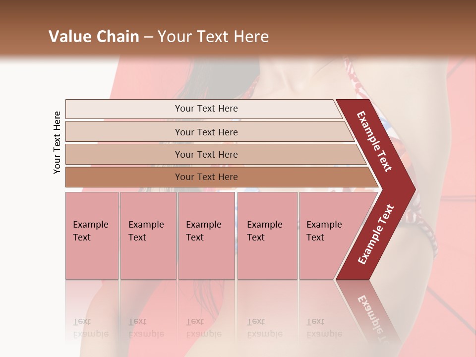 Swimwear Gorgeous Portrait PowerPoint Template