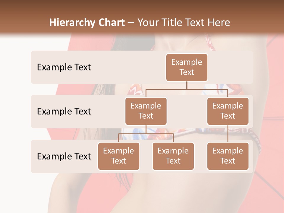 Swimwear Gorgeous Portrait PowerPoint Template