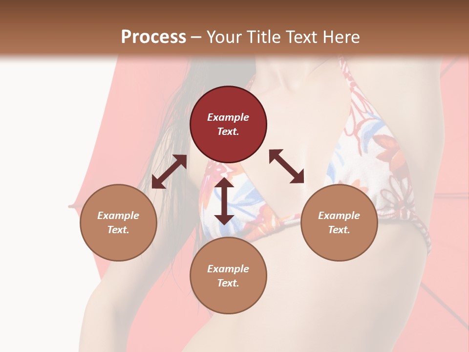 Swimwear Gorgeous Portrait PowerPoint Template