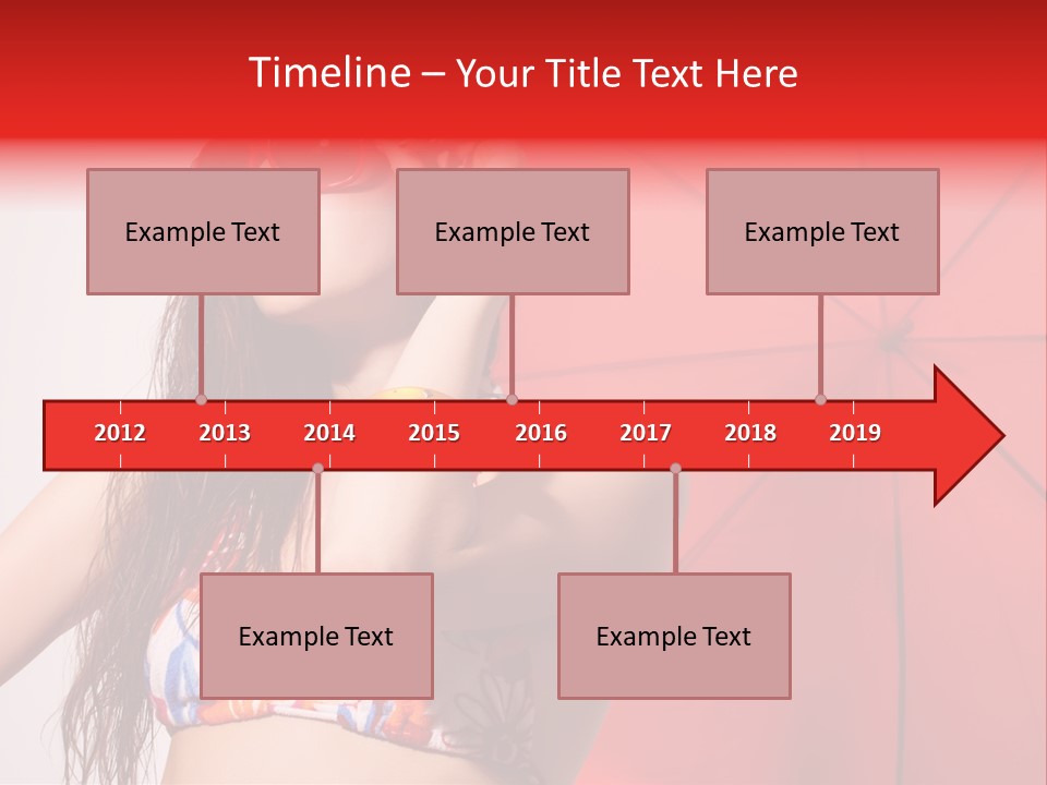 Umbrella Looking Person PowerPoint Template