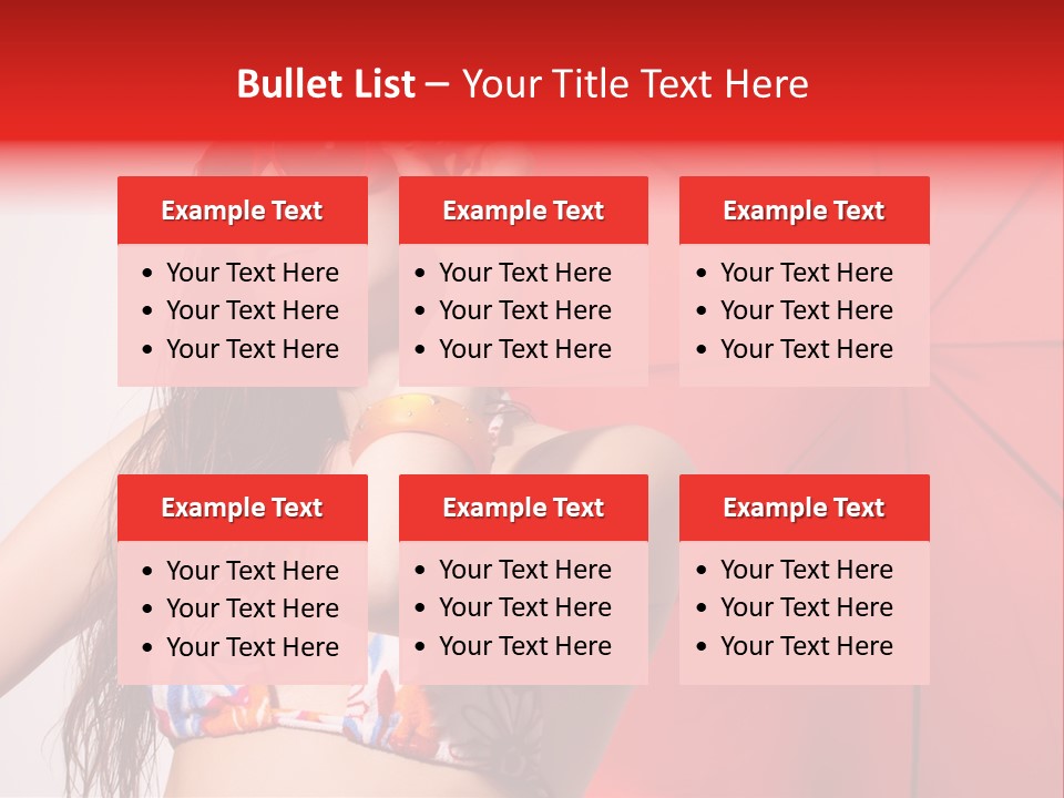 Umbrella Looking Person PowerPoint Template