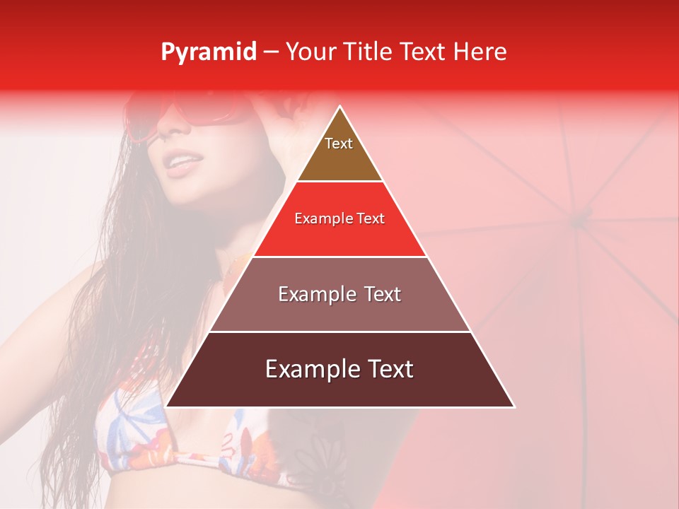 Umbrella Looking Person PowerPoint Template