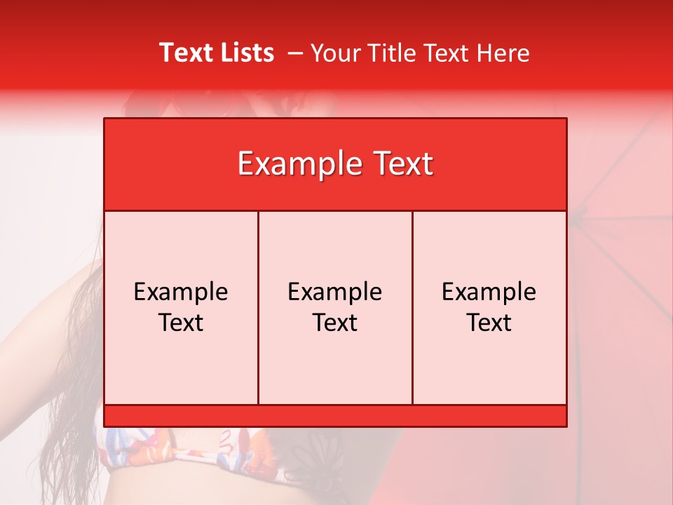 Umbrella Looking Person PowerPoint Template