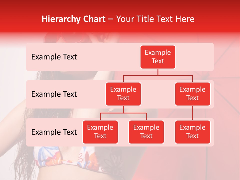 Umbrella Looking Person PowerPoint Template