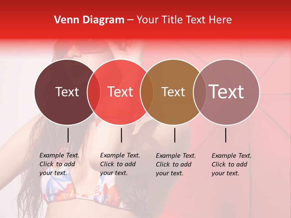 Umbrella Looking Person PowerPoint Template