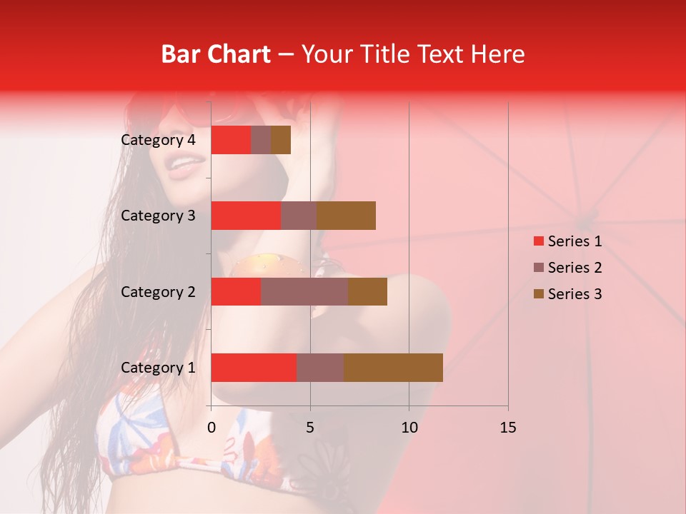 Umbrella Looking Person PowerPoint Template