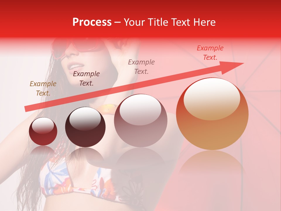 Umbrella Looking Person PowerPoint Template