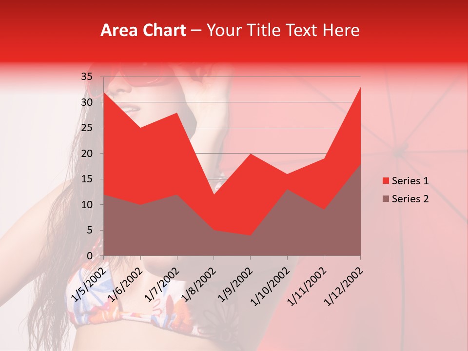 Umbrella Looking Person PowerPoint Template
