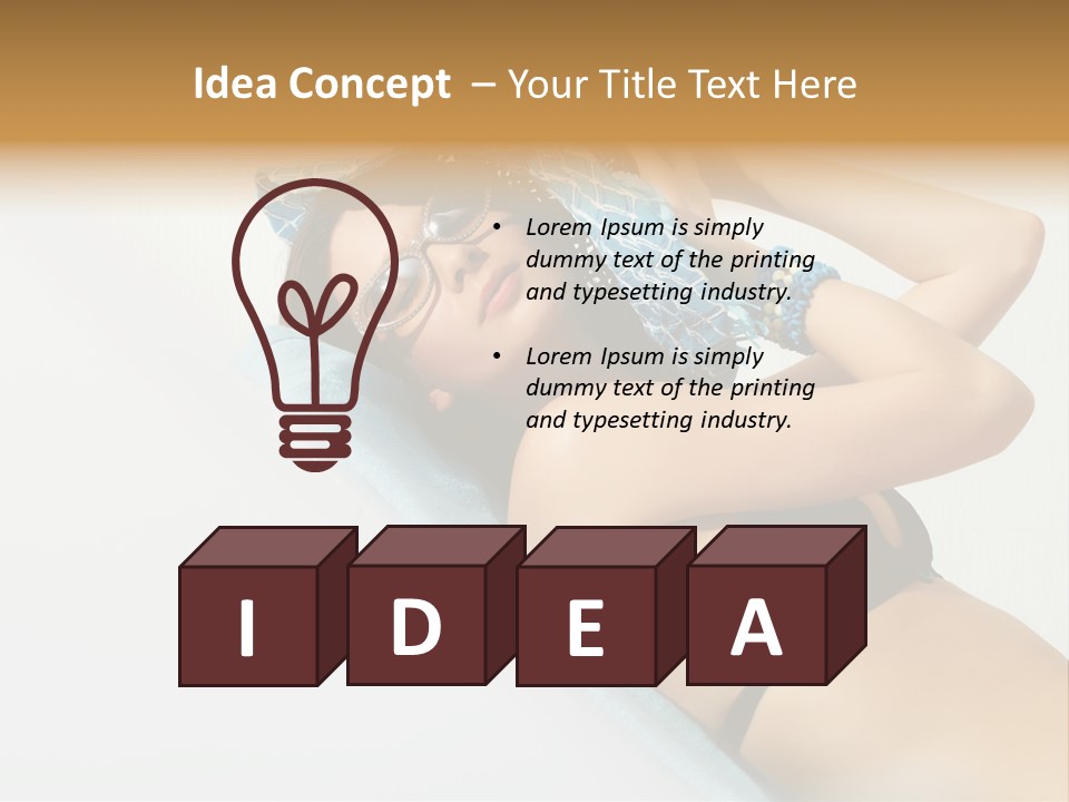 Adult Hat Gorgeous PowerPoint Template