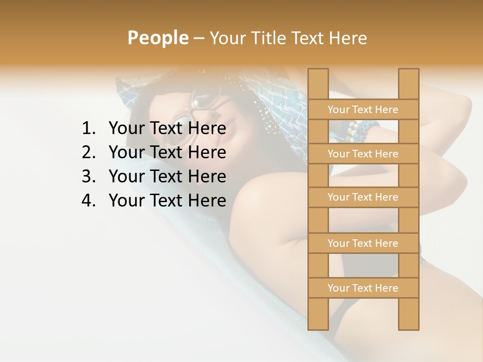 Adult Hat Gorgeous PowerPoint Template