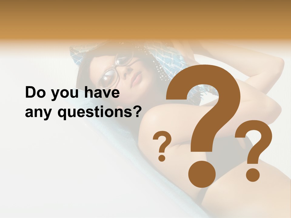 Adult Hat Gorgeous PowerPoint Template