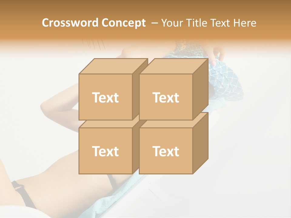 Pleasure Woman Brunette PowerPoint Template