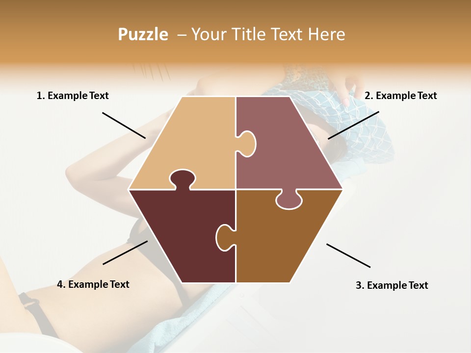 Pleasure Woman Brunette PowerPoint Template