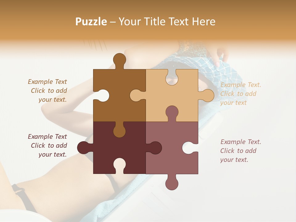 Pleasure Woman Brunette PowerPoint Template