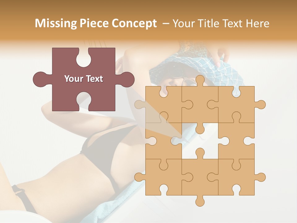 Pleasure Woman Brunette PowerPoint Template