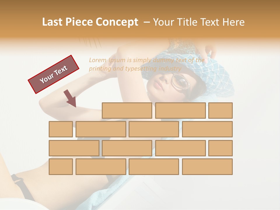 Pleasure Woman Brunette PowerPoint Template