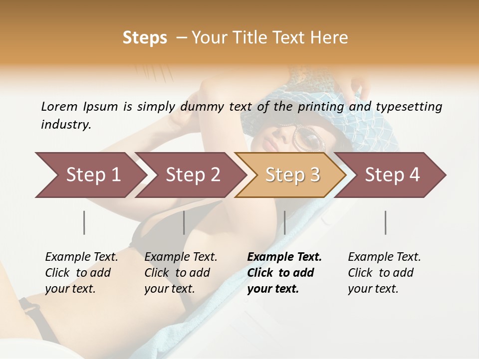 Pleasure Woman Brunette PowerPoint Template