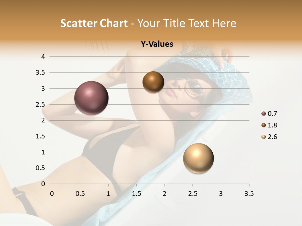 Pleasure Woman Brunette PowerPoint Template