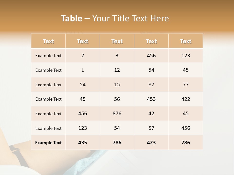 Pleasure Woman Brunette PowerPoint Template