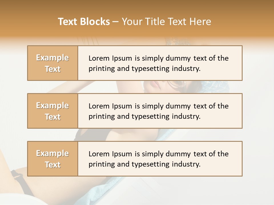 Pleasure Woman Brunette PowerPoint Template