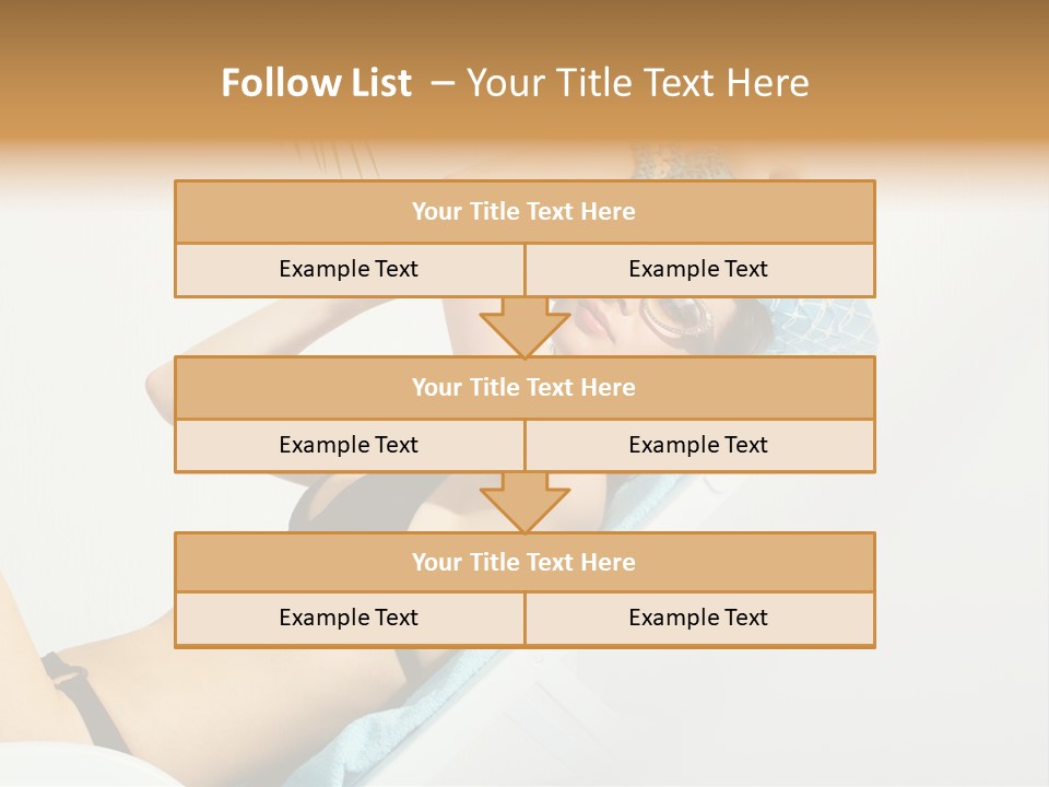 Pleasure Woman Brunette PowerPoint Template