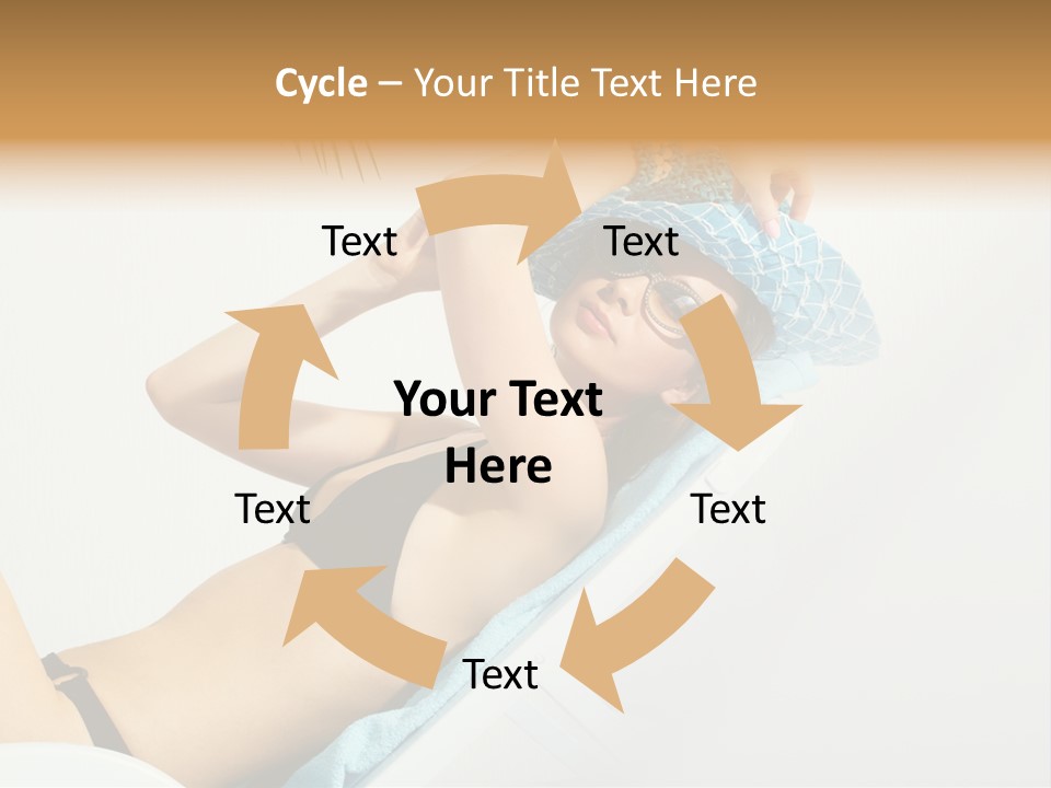 Pleasure Woman Brunette PowerPoint Template