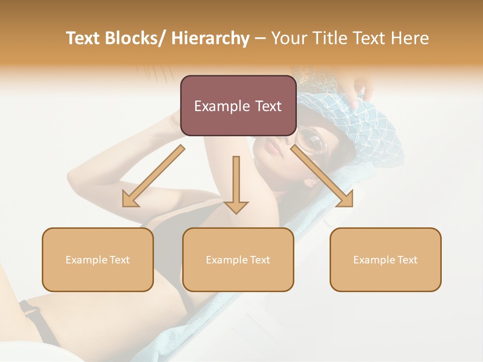 Pleasure Woman Brunette PowerPoint Template