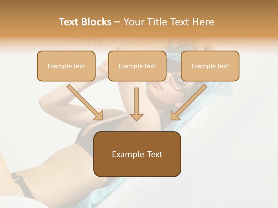 Pleasure Woman Brunette PowerPoint Template