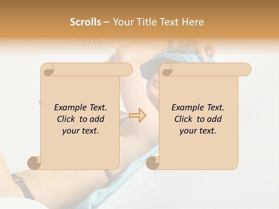 Pleasure Woman Brunette PowerPoint Template