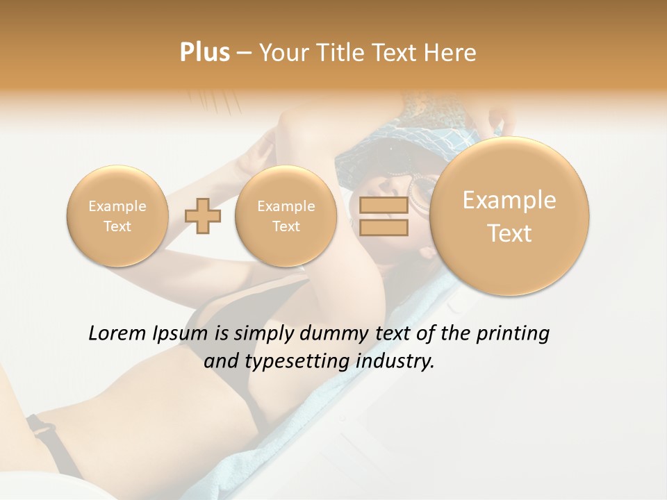 Pleasure Woman Brunette PowerPoint Template