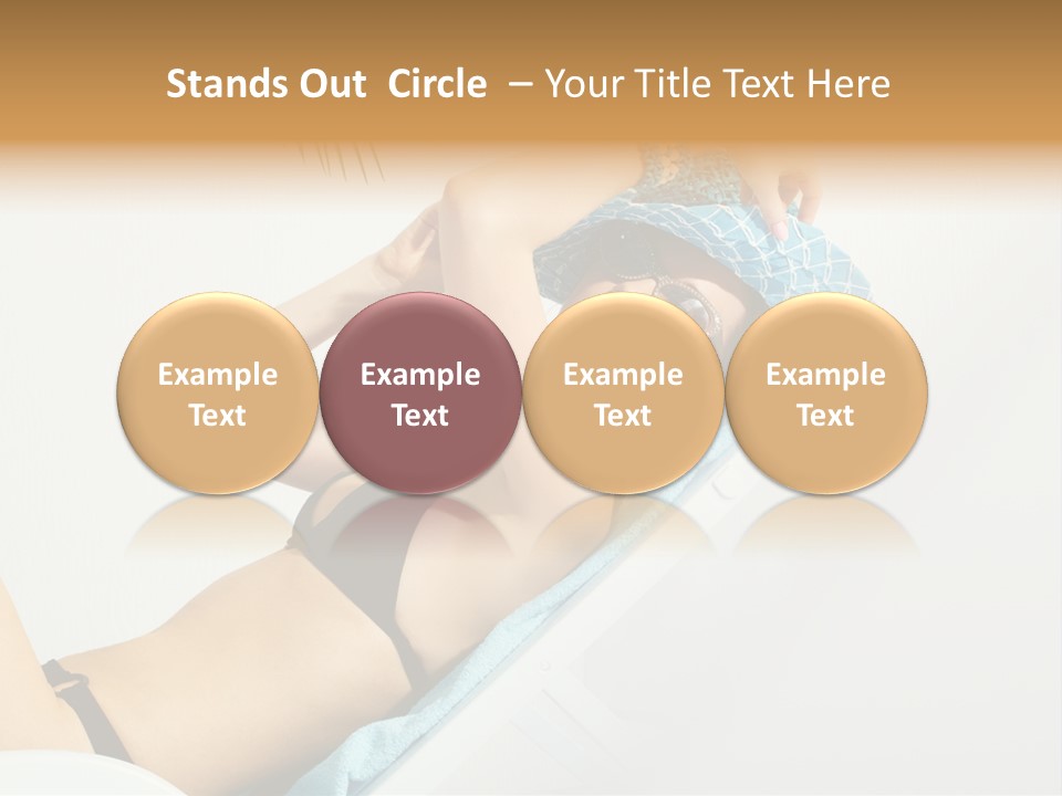 Pleasure Woman Brunette PowerPoint Template