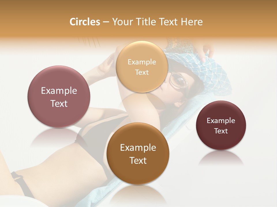 Pleasure Woman Brunette PowerPoint Template