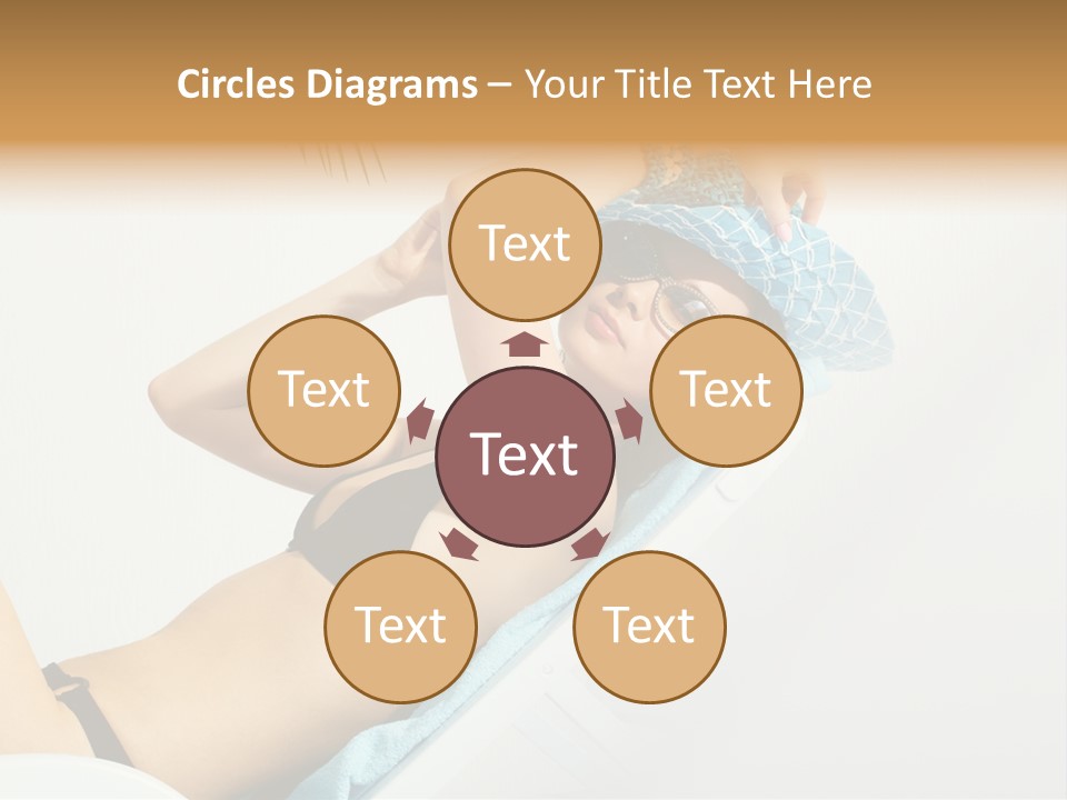 Pleasure Woman Brunette PowerPoint Template