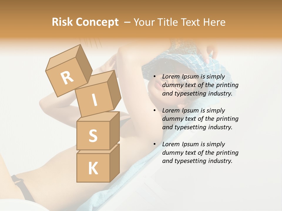 Pleasure Woman Brunette PowerPoint Template