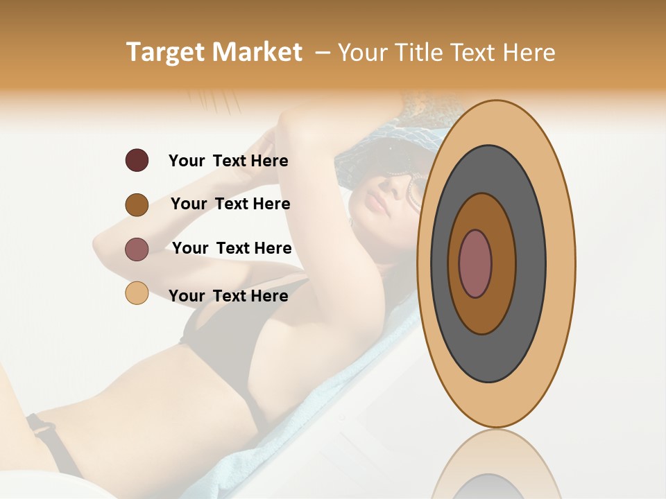 Pleasure Woman Brunette PowerPoint Template