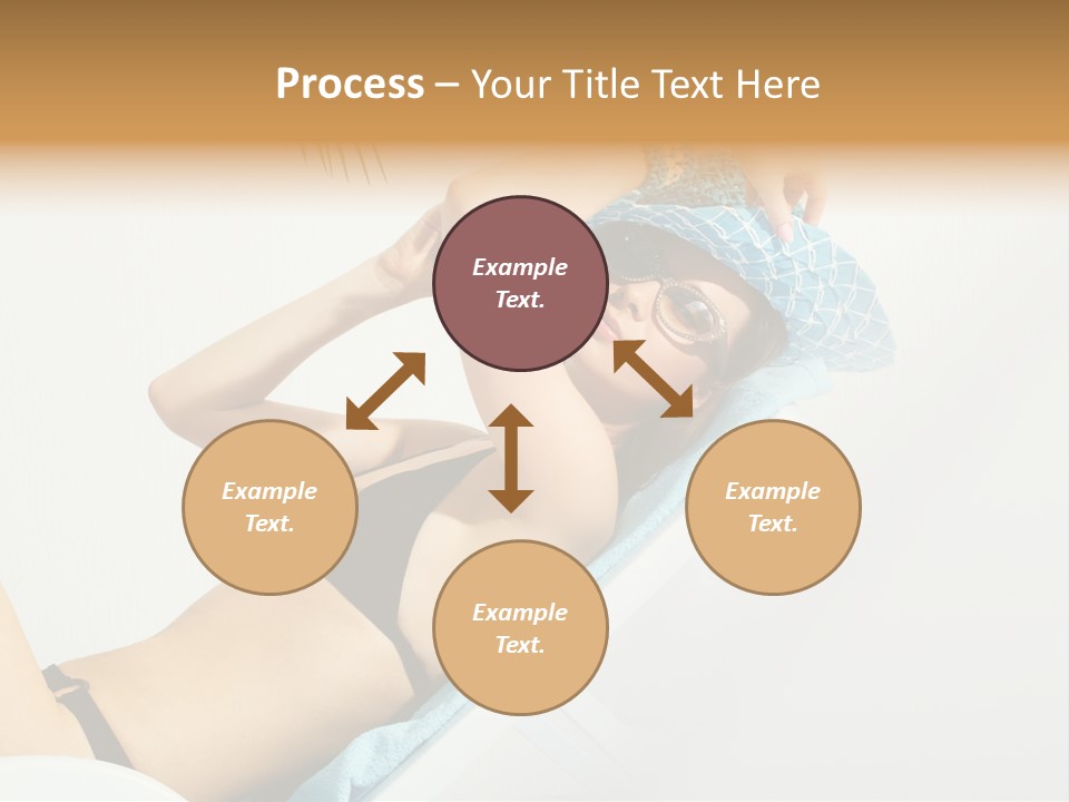 Pleasure Woman Brunette PowerPoint Template