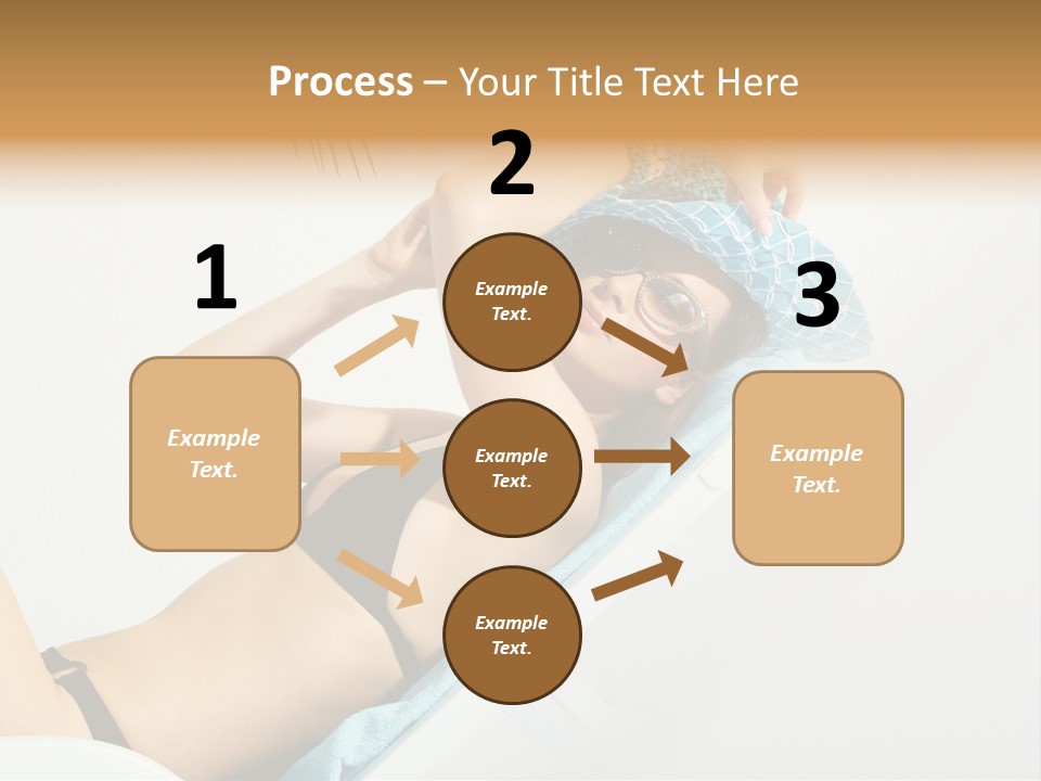 Pleasure Woman Brunette PowerPoint Template