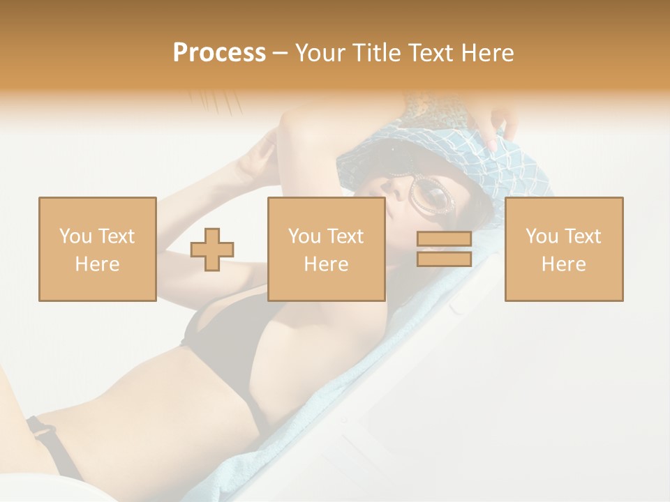 Pleasure Woman Brunette PowerPoint Template