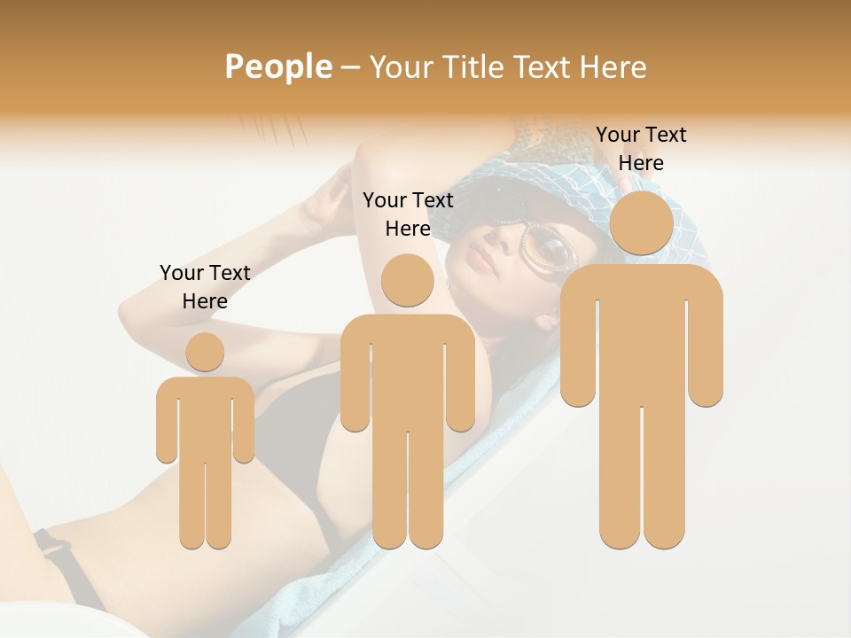 Pleasure Woman Brunette PowerPoint Template