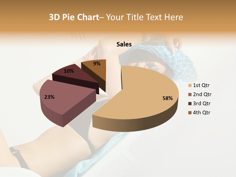 Pleasure Woman Brunette PowerPoint Template