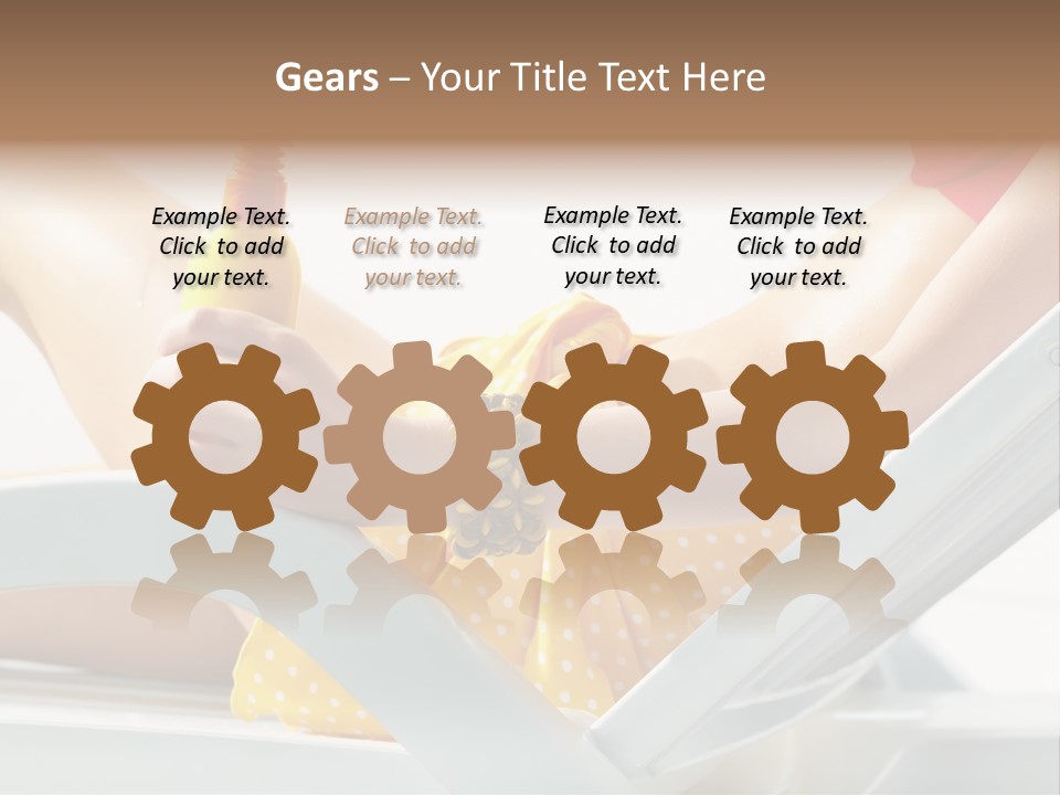 Accessory  Yellow PowerPoint Template