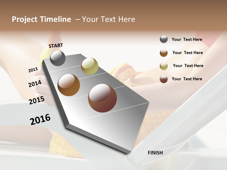 Accessory  Yellow PowerPoint Template