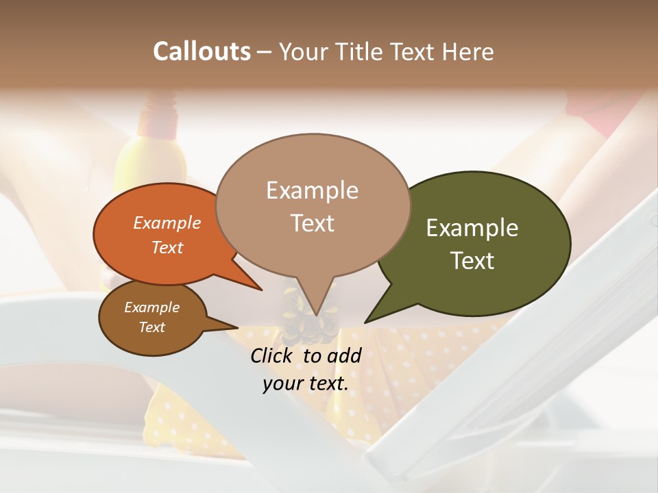 Accessory  Yellow PowerPoint Template
